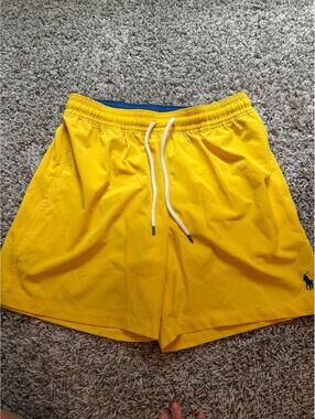 Polo Ralph Lauren Men's Swim Shorts Size S Yellow